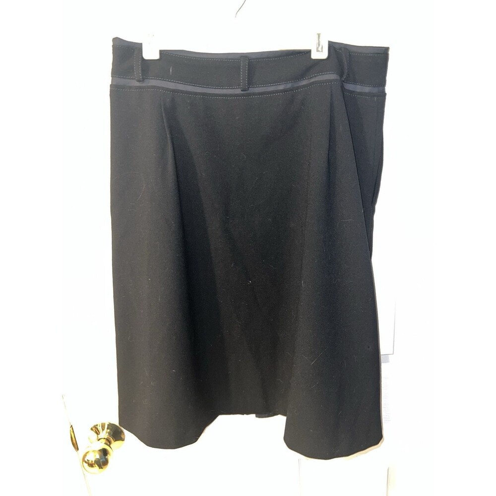Piazza Sempione Skirt Womens 8 Italy Wool Blend capsule Career Timeless *Flaw - Picture 10 of 12